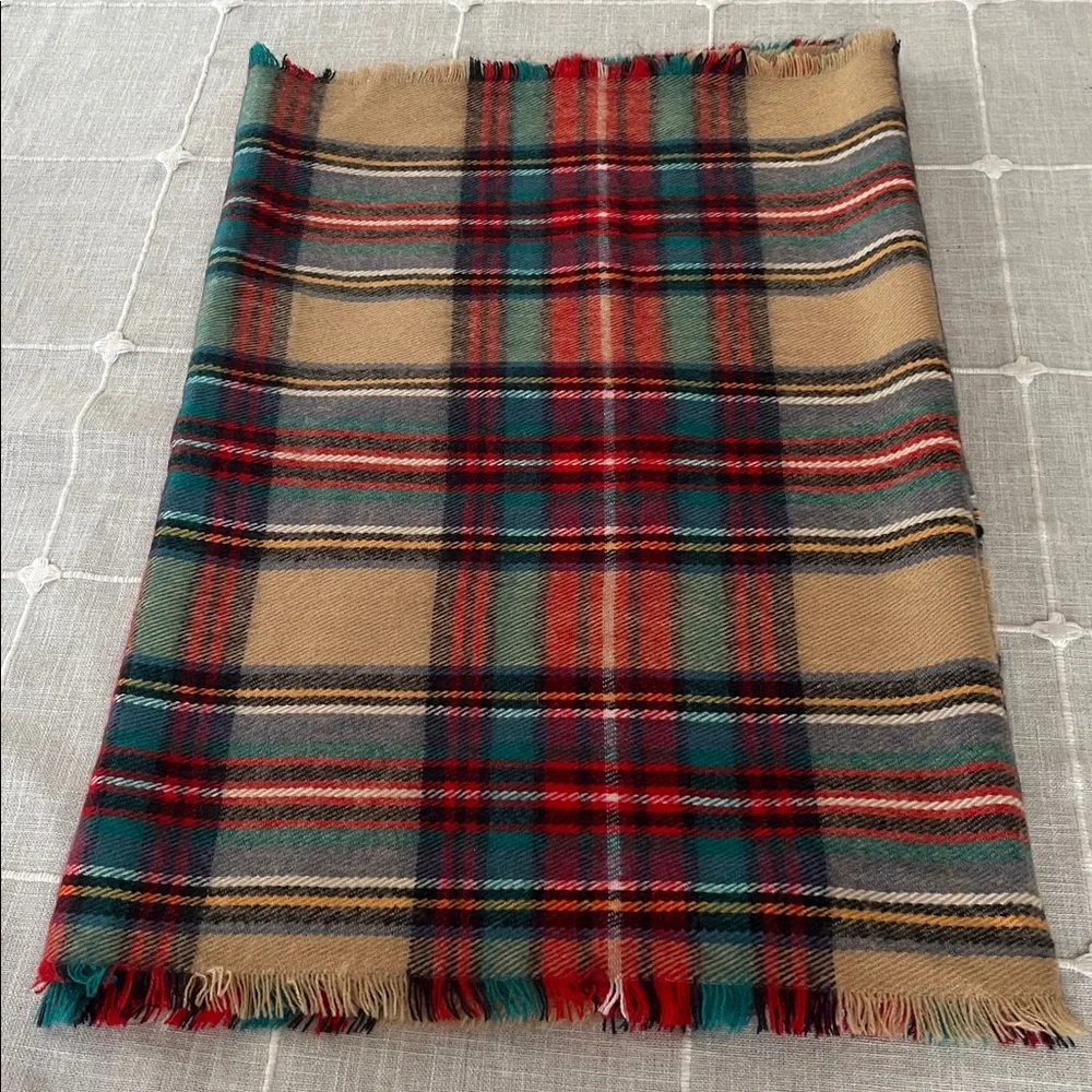 Plaid Wrap or Throw Blanket